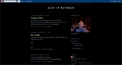 Desktop Screenshot of alexinbateman.blogspot.com