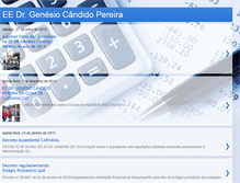 Tablet Screenshot of genesiocandidopereira.blogspot.com