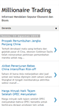 Mobile Screenshot of millionairetrading.blogspot.com