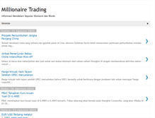 Tablet Screenshot of millionairetrading.blogspot.com
