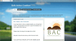 Desktop Screenshot of birthactioncoalition.blogspot.com