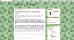 Desktop Screenshot of penduin.blogspot.com