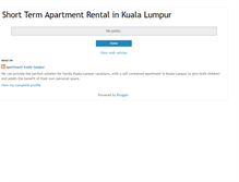 Tablet Screenshot of apartment-kualalumpur.blogspot.com