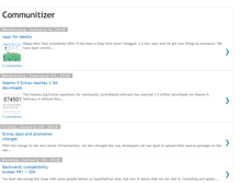 Tablet Screenshot of communitizer.blogspot.com
