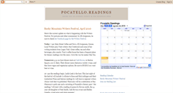 Desktop Screenshot of pocatelloreadings.blogspot.com