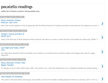 Tablet Screenshot of pocatelloreadings.blogspot.com