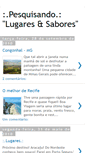 Mobile Screenshot of lugaresesabores.blogspot.com