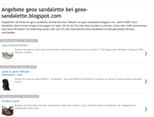 Tablet Screenshot of geox-sandalette.blogspot.com