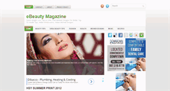 Desktop Screenshot of ebeautymagazine.blogspot.com