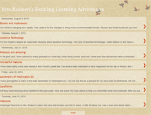 Tablet Screenshot of mrsrudeenslearningadventures.blogspot.com