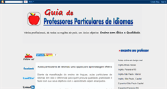 Desktop Screenshot of guiaprofessoresidiomas.blogspot.com