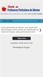 Mobile Screenshot of guiaprofessoresidiomas.blogspot.com