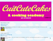 Tablet Screenshot of cuitcutecakes.blogspot.com