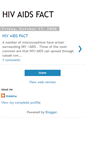 Mobile Screenshot of hivaidsfact.blogspot.com
