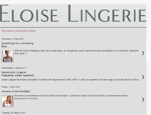 Tablet Screenshot of eloise-mastectomylingerie.blogspot.com