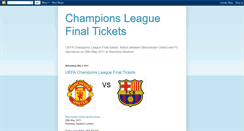 Desktop Screenshot of champions-league-final-tickets.blogspot.com