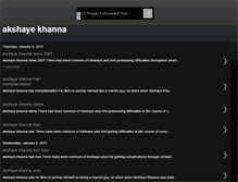 Tablet Screenshot of akshayekhanna-blog.blogspot.com