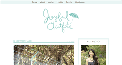 Desktop Screenshot of joyfuloutfits.blogspot.com