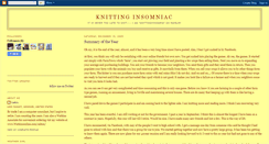 Desktop Screenshot of knittinginsomniac.blogspot.com
