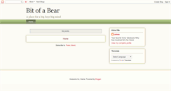 Desktop Screenshot of bitofabear.blogspot.com