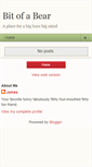 Mobile Screenshot of bitofabear.blogspot.com