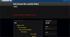 Desktop Screenshot of patturlinks.blogspot.com