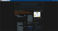 Desktop Screenshot of maestraencomunicacionpolitica.blogspot.com