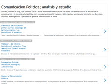 Tablet Screenshot of maestraencomunicacionpolitica.blogspot.com