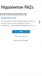 Mobile Screenshot of hippoleetoefaq.blogspot.com