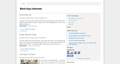 Desktop Screenshot of bisnis-kayu-indonesia.blogspot.com