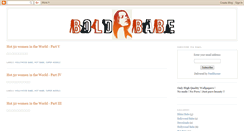 Desktop Screenshot of boldbabe.blogspot.com