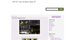 Desktop Screenshot of 33intromusicvideo10.blogspot.com