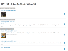 Tablet Screenshot of 33intromusicvideo10.blogspot.com