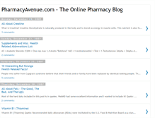 Tablet Screenshot of pharmacyavenue.blogspot.com