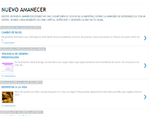 Tablet Screenshot of amanecer-nuevoamanecer.blogspot.com