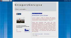 Desktop Screenshot of grzegorz-gorczyca.blogspot.com