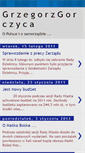 Mobile Screenshot of grzegorz-gorczyca.blogspot.com