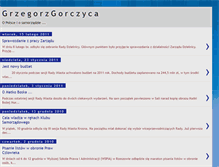 Tablet Screenshot of grzegorz-gorczyca.blogspot.com