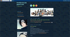 Desktop Screenshot of onenaruto.blogspot.com