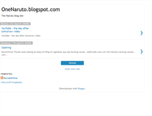 Tablet Screenshot of onenaruto.blogspot.com