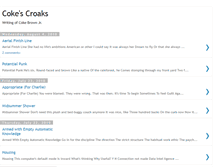 Tablet Screenshot of cokescroaks.blogspot.com