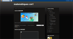 Desktop Screenshot of matematiquescm1-santateresa.blogspot.com