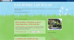 Desktop Screenshot of pansobrelasaguas.blogspot.com