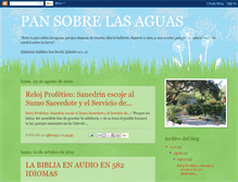 Tablet Screenshot of pansobrelasaguas.blogspot.com