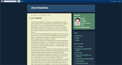 Desktop Screenshot of elcorreoanimal.blogspot.com