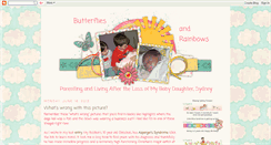 Desktop Screenshot of ourbutterflyandrainbow.blogspot.com