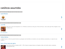 Tablet Screenshot of catolicos-assumidos.blogspot.com