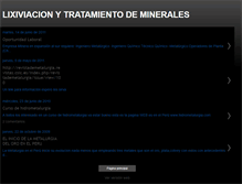 Tablet Screenshot of lixiviacionytratamientodeminerales.blogspot.com