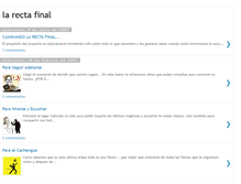 Tablet Screenshot of caminando-larectafinal.blogspot.com