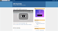 Desktop Screenshot of 365gaytube.blogspot.com